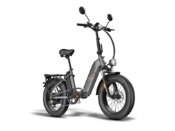 Bicicleta Elétrica Dobrável Fafrees Ff20 Polar L1e B Certificado 500w 48v24ah 20 45km/h Preto Gunmetal