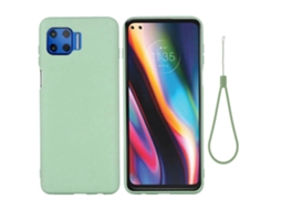 Capa Protetora De Silicone Líquido De Cor Sólida Para Motorola Moto G 5g Plus, Resistente A Quedas E Com Cobertura Total.