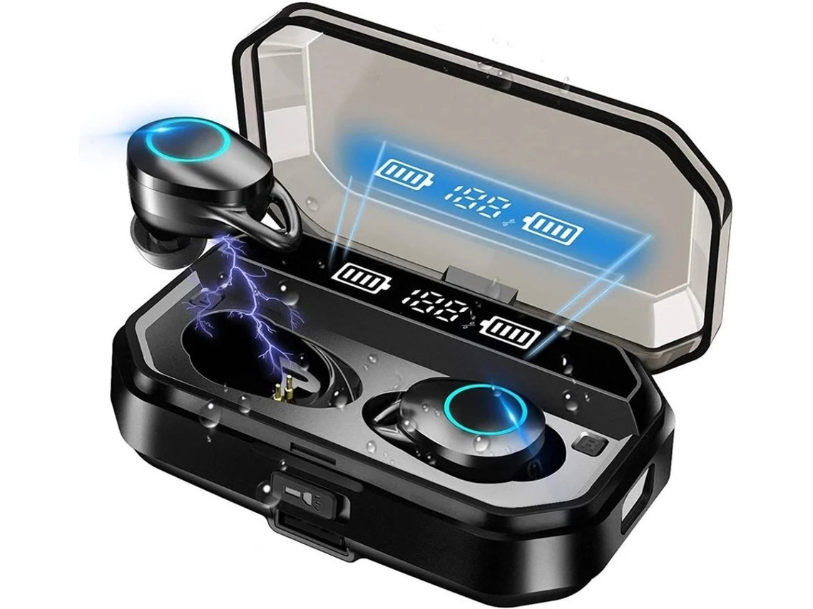 Auriculares In Ear Yizhood True Wireless Bluetooth Com Cancelamento De Ruído Preto