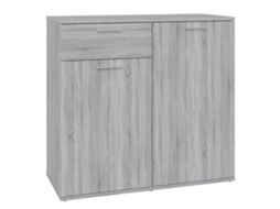 Sideboard, Sideboards Vidaxl Cinzeto Madeira Processada (n/a)