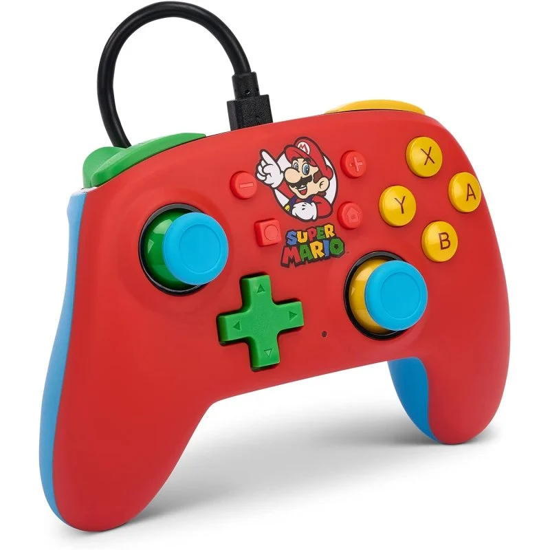 Comando com Fios POWER A Nintendo Switch Nano - Mario Medley
