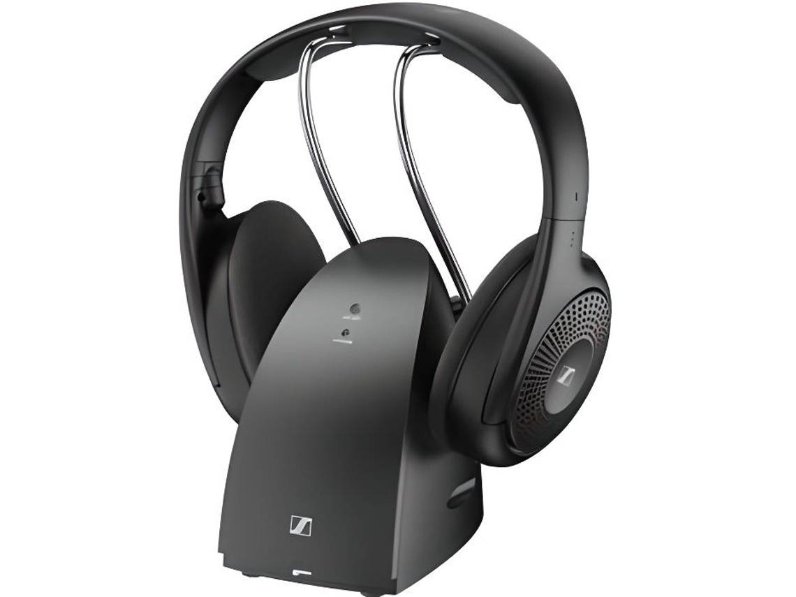 Auscultadores SENNHEISER RS 120-W (Over Ear -  Preto)