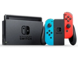 Consola Nintendo Switch V1 (Recondicionado Flippers Sinais de Uso - Azul/Vermelho)