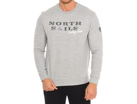 Sweatshirt de Homem NORTH SAILS Cinzento (L)