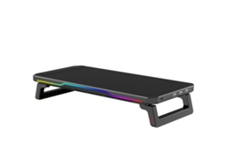 Vylara Suporte Para Computador Multifuncional Com Carregamento Rápido, Rgb E Hub Integrado — Ergonômico