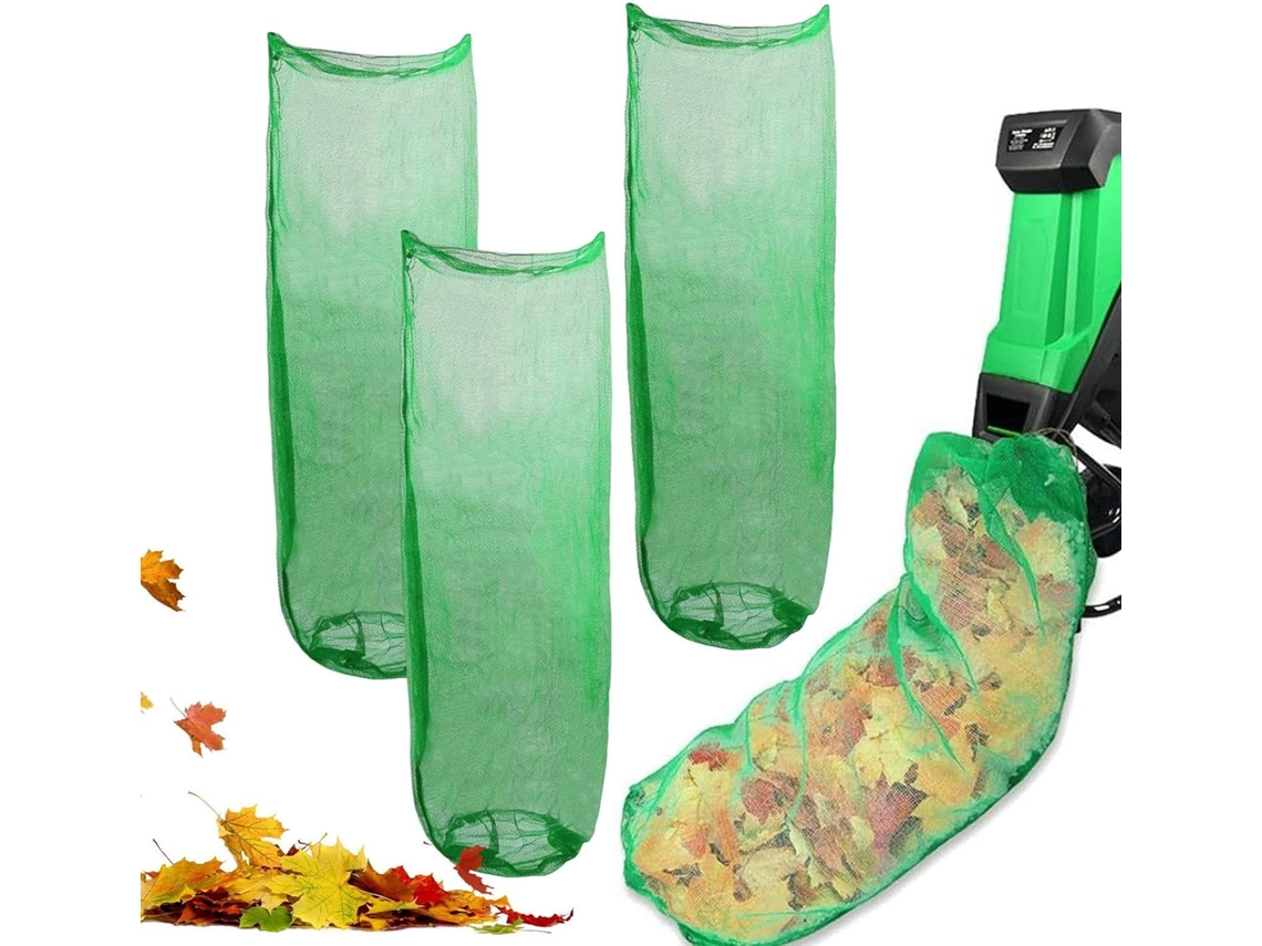 Conjunto De 4 Sacos Reutilizáveis Para Folhas E Resíduos Jardim