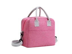 Lancheira térmica rosa Aquaforge para estudantes