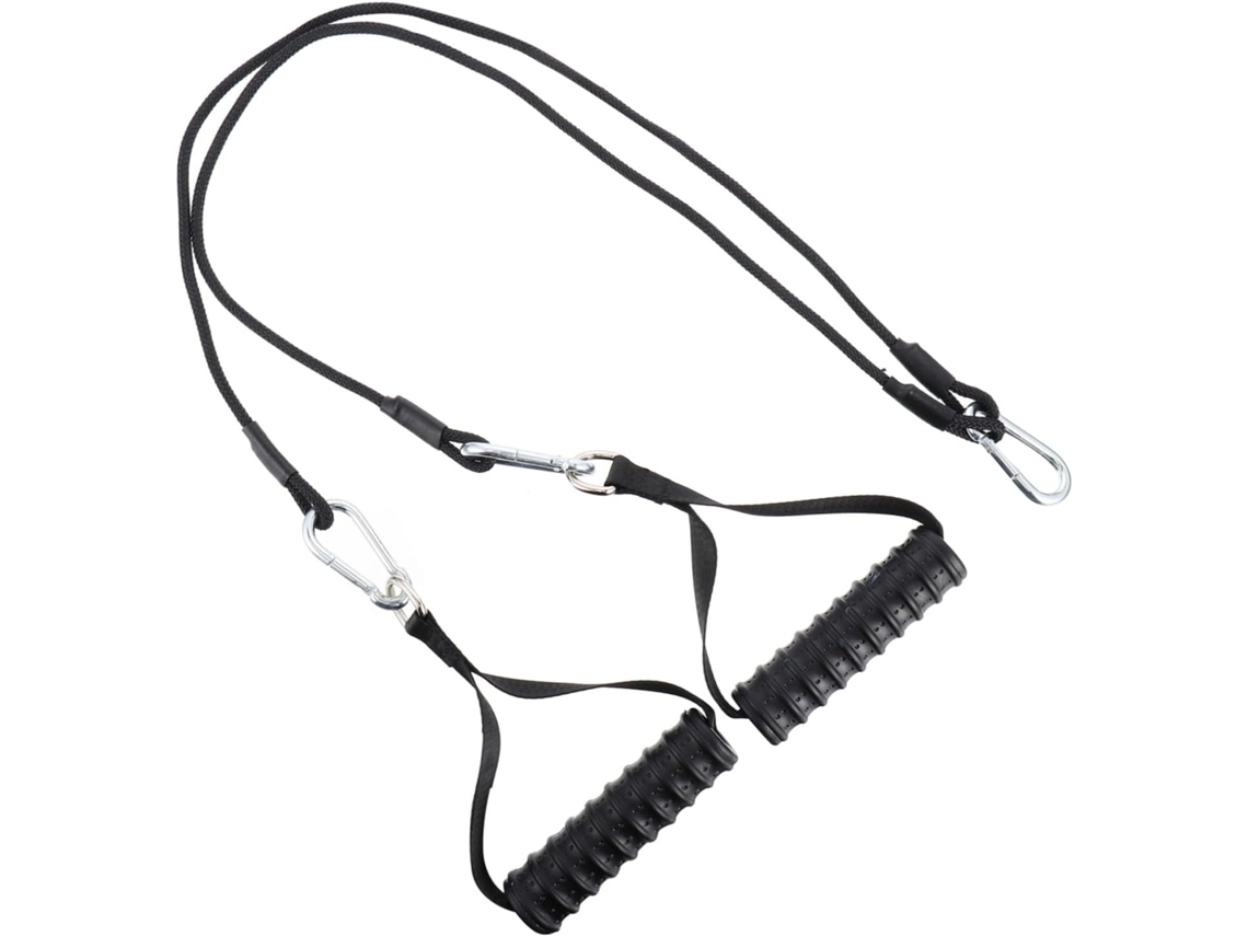 Polia Portátil Para Treinamento Muscular, Feita De Nylon Resistente E Eva, Exercícios Completos Força, Ideal