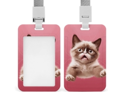 Porta Crachá O Gato Que Pulou No Meu Protetor de Personalizável E À Va D Água Funcionais Descritório, Médicos E