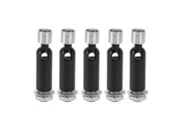 5pcs Adaptador de Teto Inclinado M10 para Lâmpada Lustre Luz Pendant Ferro Ajuste 180°