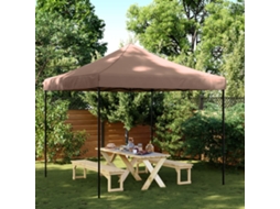 Vidaxl Tenda Para Festas Pop-up Dobrável 292x292x315 Cm Castanho