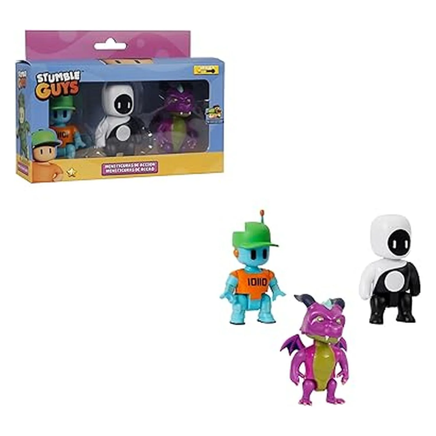 Bizak Stumble Guys Pack 3 Figuras Robot Guy, Juguete Coleccionable 64113003 Rog Ya Dd Bizakp25