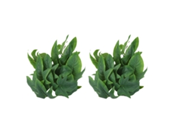 2pcs Planta Artificial de Réptil Vinha Folhas de Batata Doce com Ventosas para Aquário Terrário Decoração Conjunto de 1 Conjunto S/MARCA