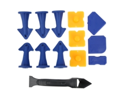 13 Peças De Ferramentas De Achatamento De Rebites Lâminas Plásticas Espátulas Pontas De Silicone Ferramentas Para Remover Cola