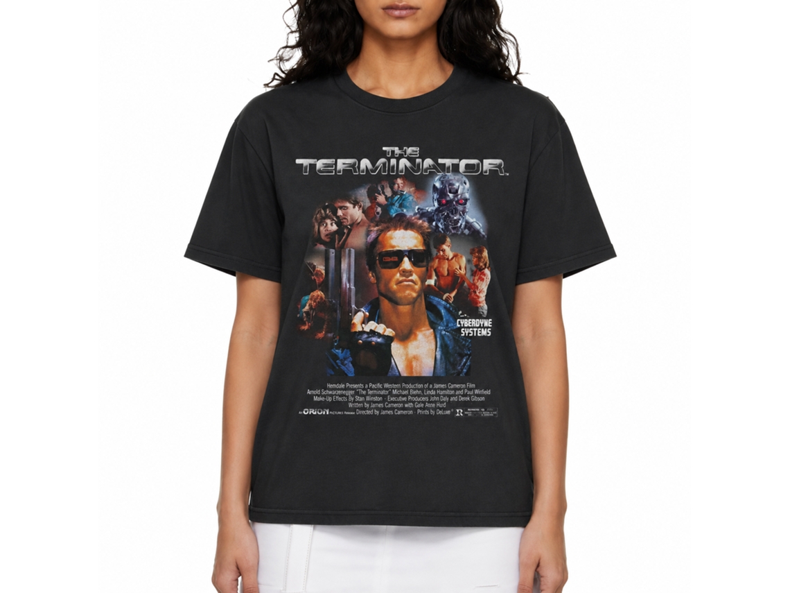 Rockinstone Terminator Cyberdyn Systems T-shirt Size:l