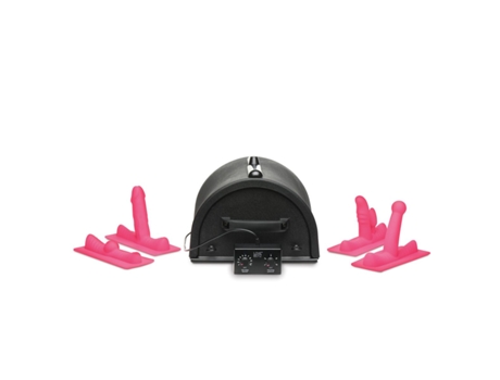 Love Botz - 50x Saddle Pro Máquina Sexual Con 4 Accesorios - Negro
