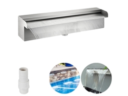 Fonte De Cachoeira, Aço Inoxidável Durável, Instalação Diy Fácil, Prata