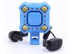 Campainha De Bicicleta De 140 Db Com 4 Luzes E Bateria De 1200 Mah. Aquaforge (azul)