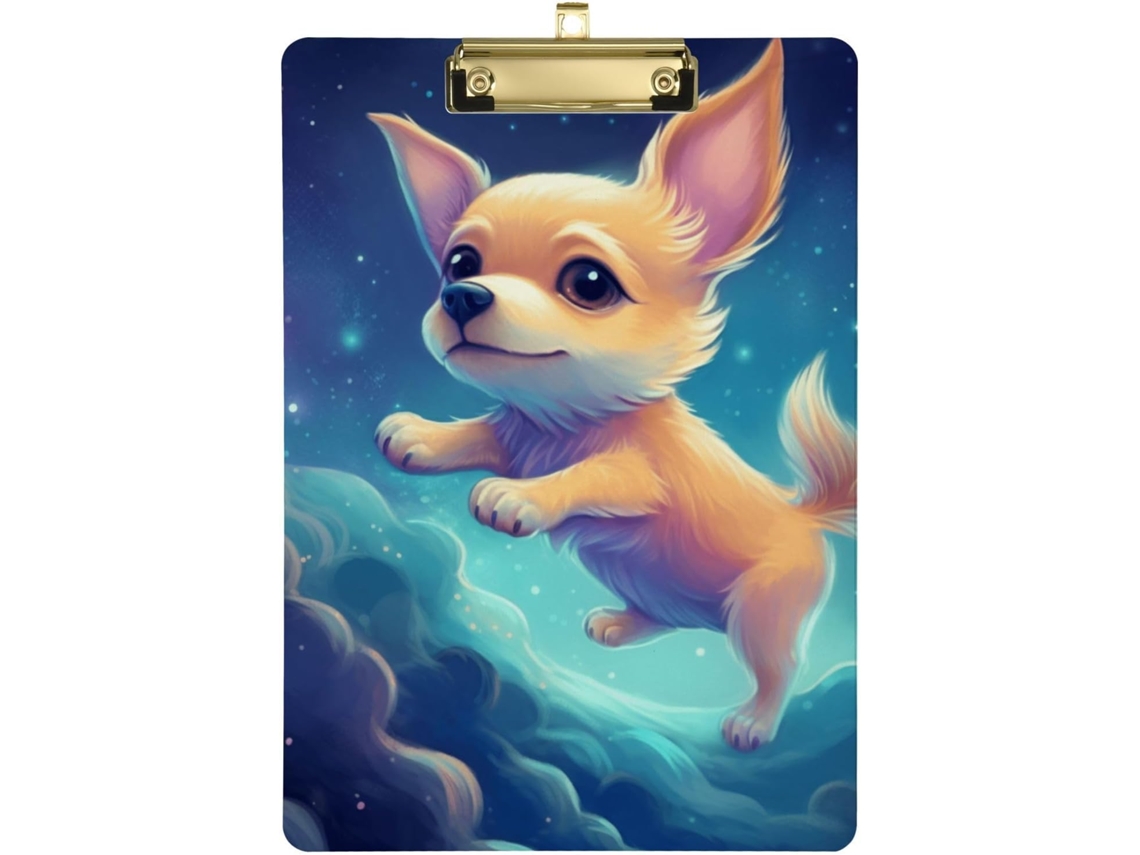Prancheta Fantasia Cachorrinho, Impermeável, Engenheiro, Material Escolar Professores Do Ensino Médio