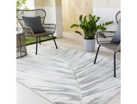 Tapete LIVABLISS Escandinavo Boho Cinza/Verde 200x275