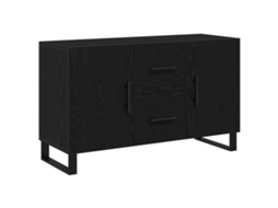 Conjunto 1 Buffet Moderno Vidaxl Preto Derivados De Madeira (100 X 36 X 60 Cm)
