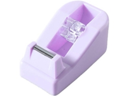 Dispensador de adesivo de mesa, dispensador de adesivo de plástico resistente com diâmetro de 0,71 polegadas.