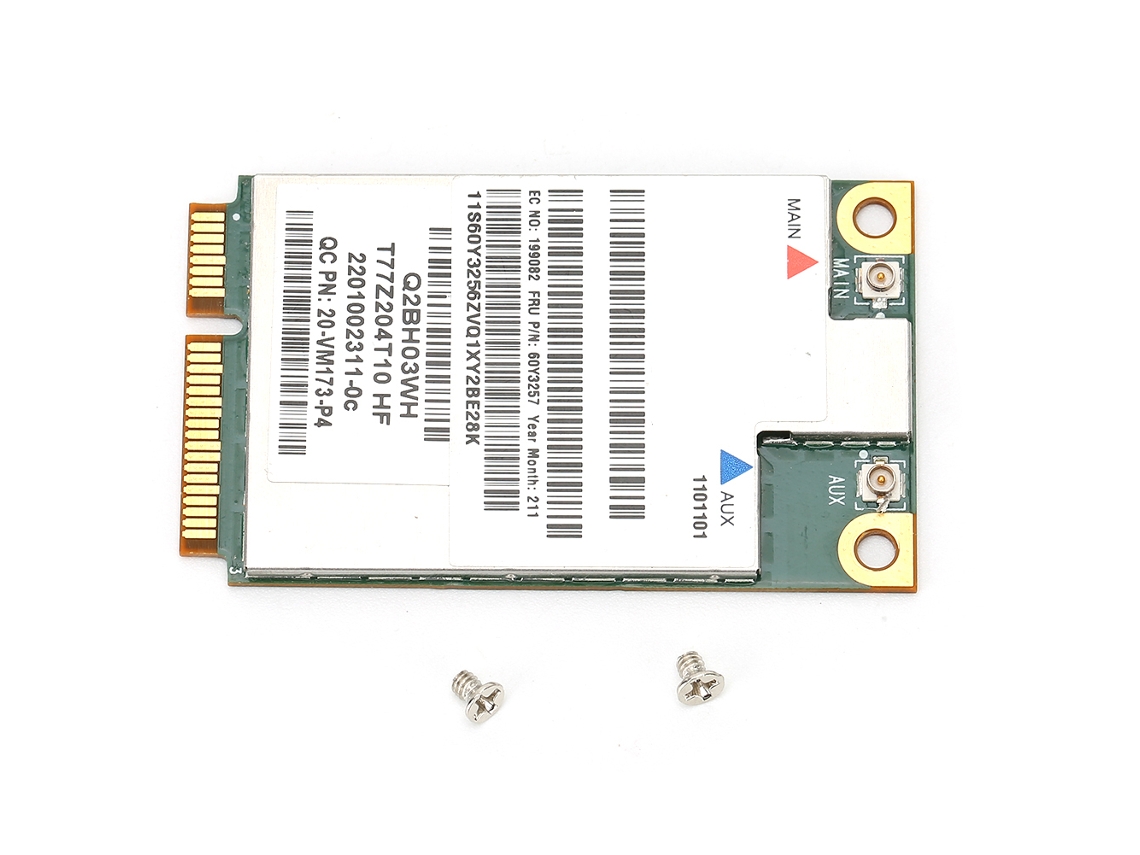 Placa de rede sem fio (interface mini PCIe, módulo 3G)