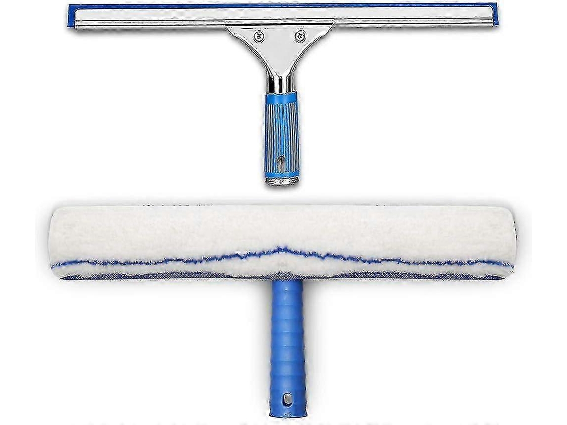 Aquablade Rodo 35cm Kit Limpeza Vidros Com Pano Microfibra