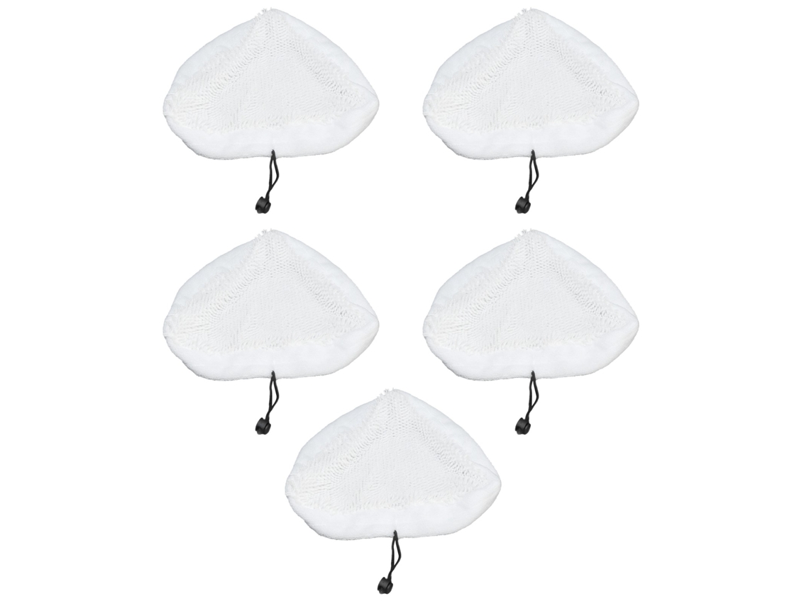 Conjunto de 5 Capas de Substituição para Esfregão Steamboy X5 H20 S302 S001 Bissell Fibra Absorvente
