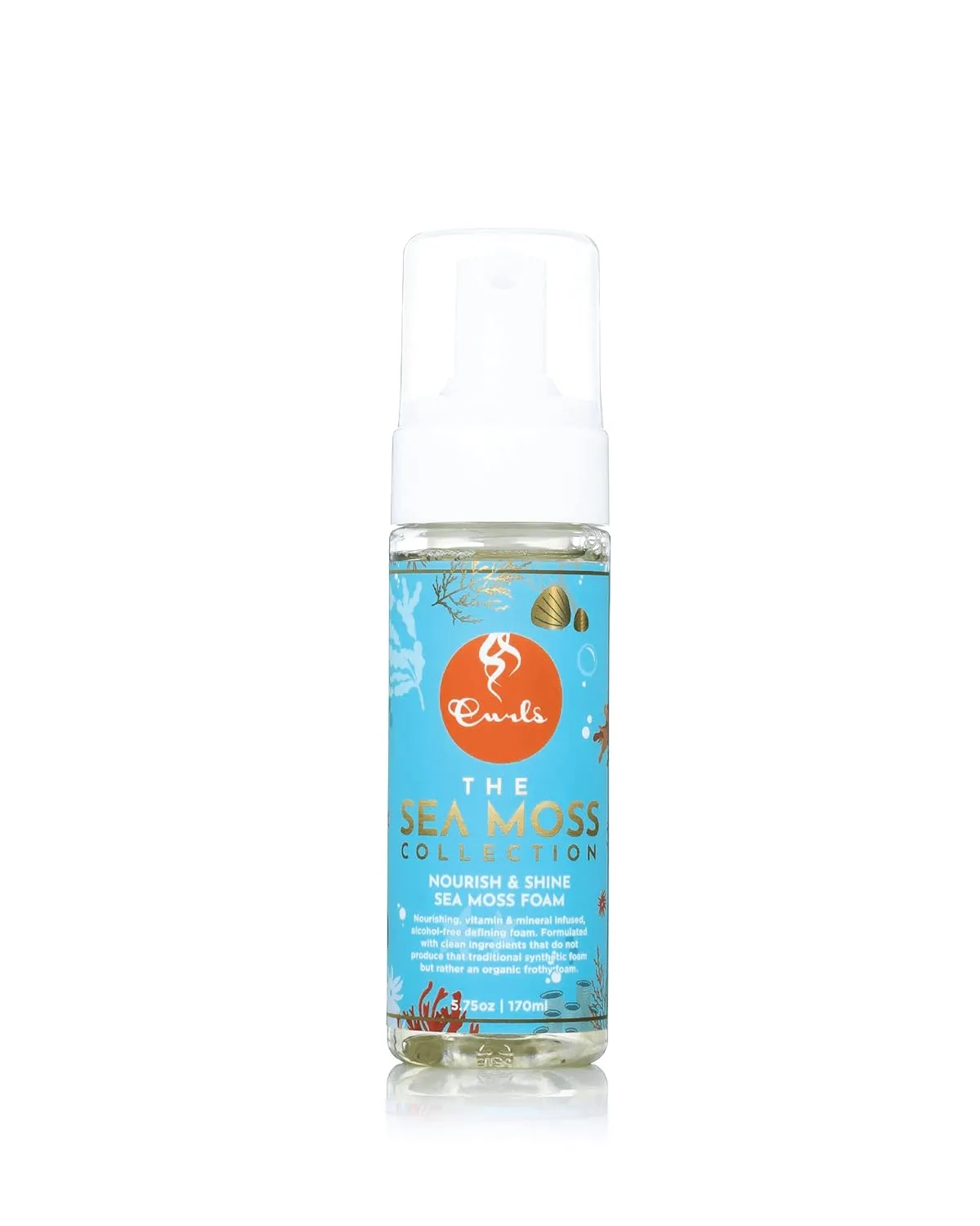 Mousse Nutritiva Y Brillante Sea Moss Curls 170ml