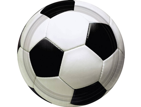 Pratos de Festa  Futebol (8 un - 22,8 cm)