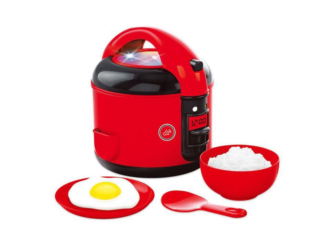 Mali conjunto de Brinquedo de Cozinha com Arroz e Panela Elétrica Sons e Luzes Presente para Crianças