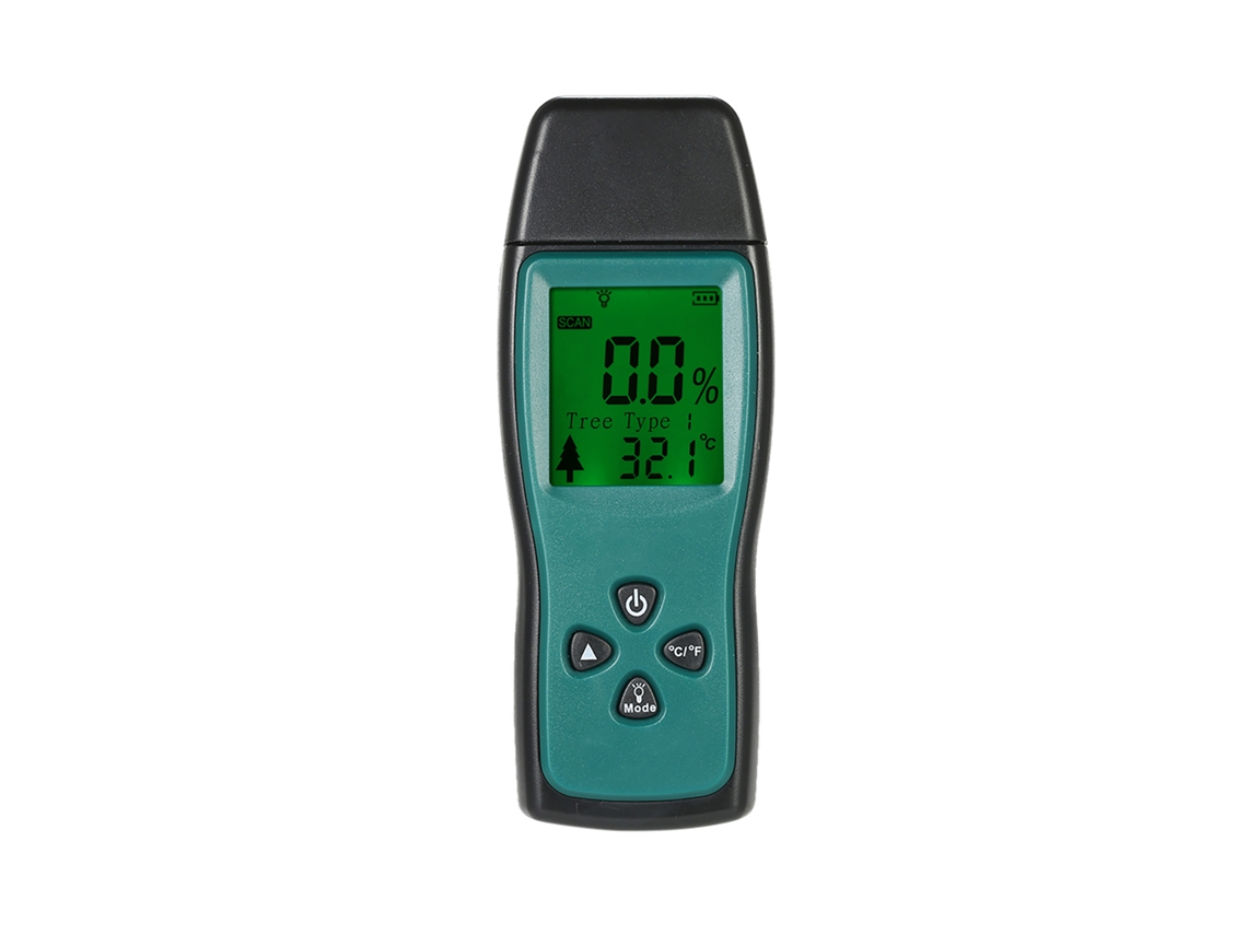 Medidor de Umidade de Madeira Portátil Digital Lcd com Sonda 2 Pinos, Intervalo 2%70%rh, Tester de Umidade Madeira