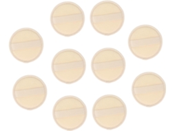 10 Esponjas Bucha Redondas Para Esfoliação Corporal E Das Costas, Escova De Banho Natural E Segura Para Uma Pele Macia