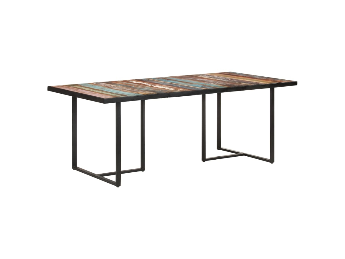 Mesa de jantar VIDAXL Marrom Madeira (200x100x76 cm)