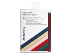 12 Cartões e Envelopes Romântico CRICUT de 10,7 X 13,9 Cm CRICUT