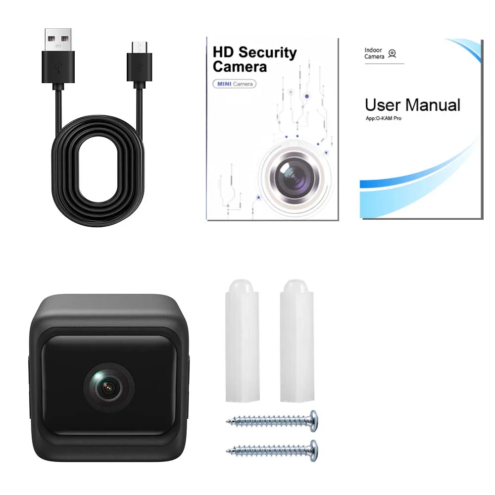 1080p Hd Mini Câmera Monitoramento de Segurança Bateria Embutido Câmera de Visão Noturna Tacógrafo de Bicicleta MDUG (preto 8g)