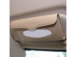 Porta Toalhas de Carro, Porta Toalhas para Visor Solar, Case de Papel Higiênico de Couro Pu para Carro/caminhão