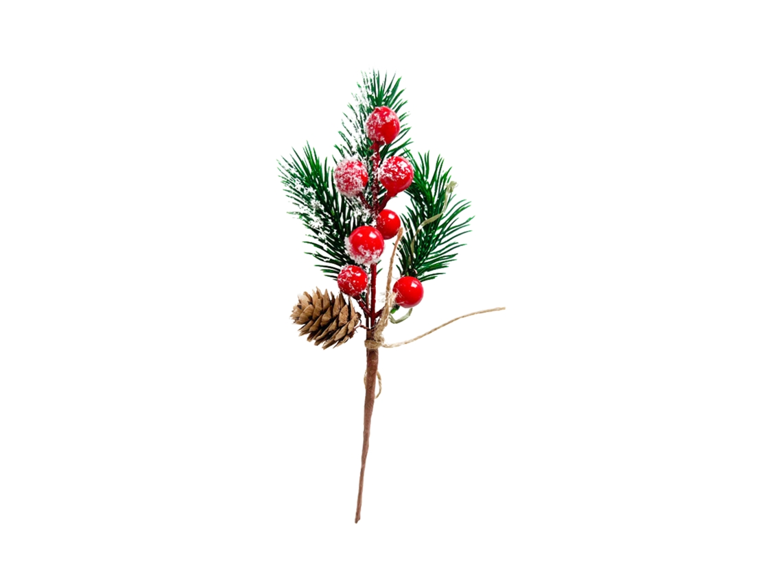 Laxiscreed Arranjo De Flores De Agulha De Pino Vermelha Para Decoração Festiva Natural