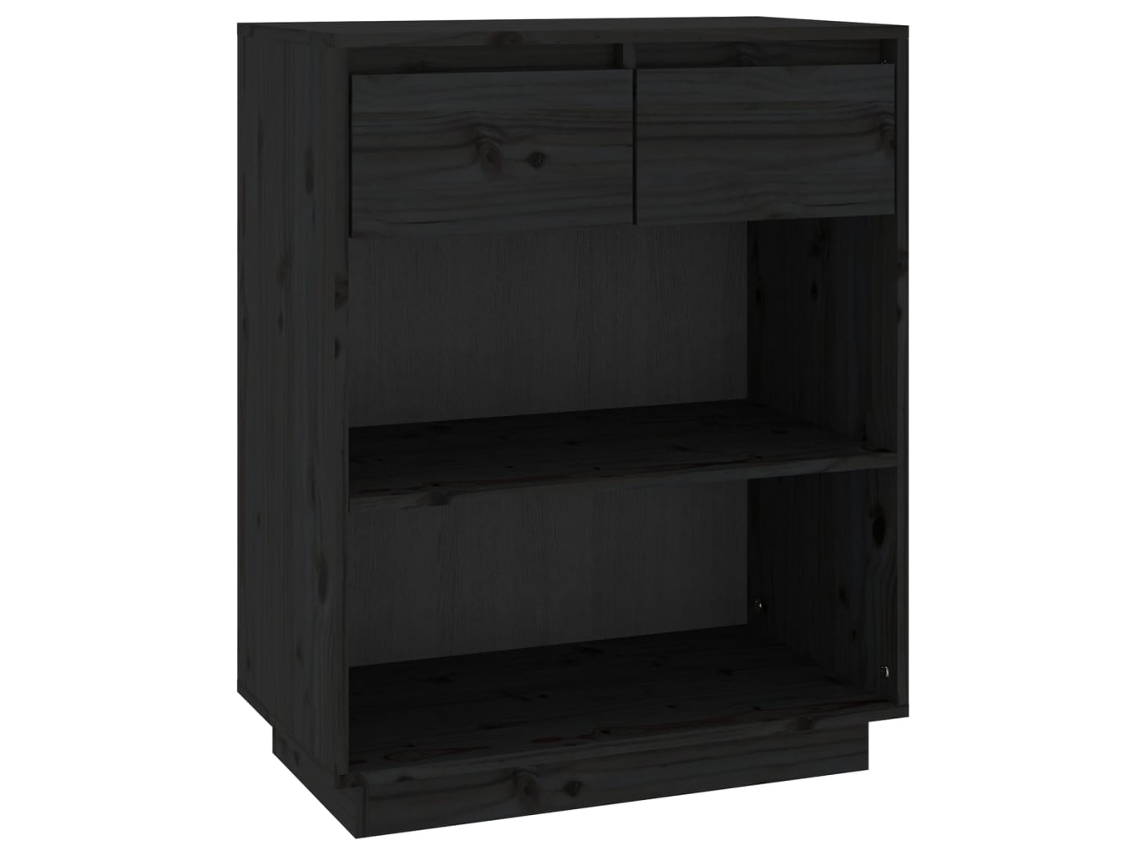 Console Cabinet, Console Cabinets Vidaxl Preto Madeira De Pinho (n/a)
