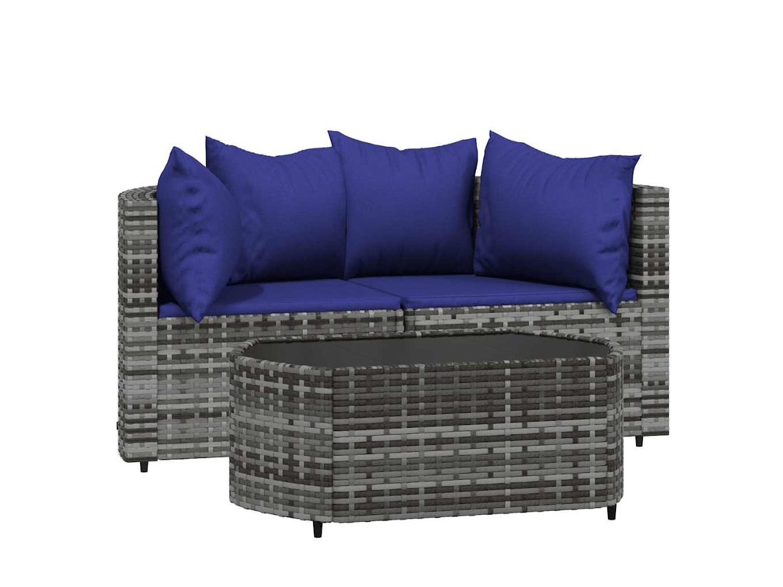 Garden Lounge Set, Garden Lounge Sets Vidaxl Cinzeto Rattan / Vime (n/a)