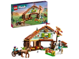 LEGO Friends: Cavalariça da Autumn – Set de construção com 2 minibonecas e 2 cavalos para brincadeiras de encenação (545 peças)