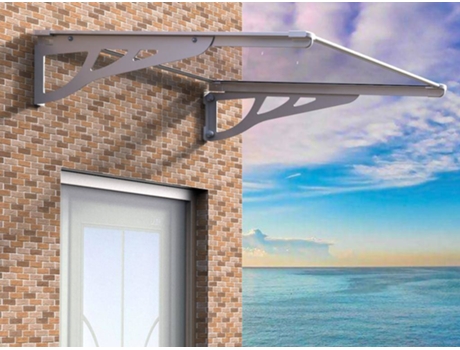 Toldo VENTE UNIQUE Kepler (Cinza- Plástico, Metal- 22x120x90cm)