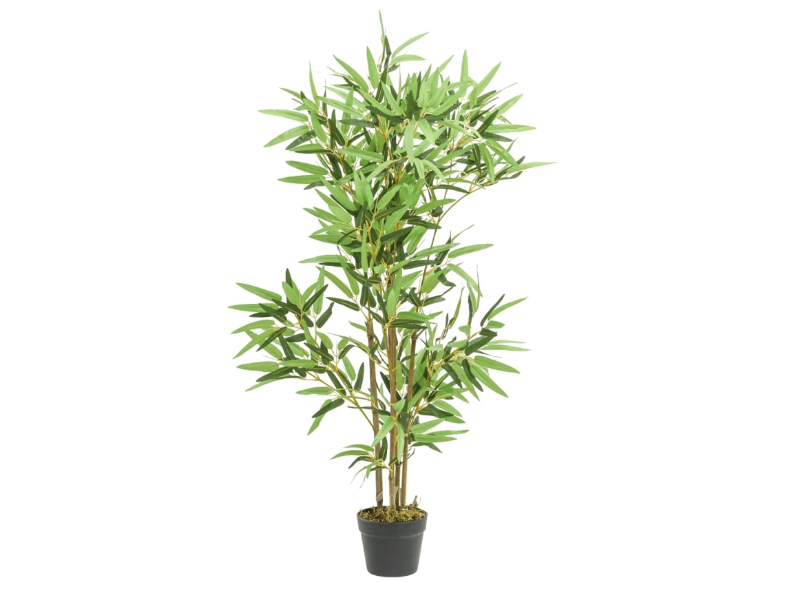 Vidaxl Árvore de Bambu Artificial 552 Folhas 120 Cm Verde
