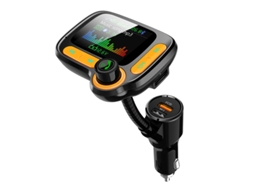 Bluetooth 5.0 Car Kit Handsfree Fm Transmitter Aux Audio Receiver Quick Charge Qc3.0 Support Tf Card / U Disk Playback ENZONS