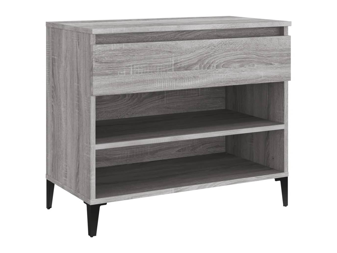 Shoe Cabinet, Shoe Cabinets Vidaxl Cinzeto Madeira Processada (n/a)