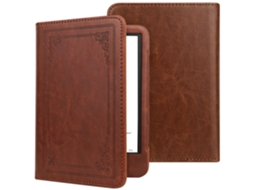 Capa Panoona Para Kindle Paperwhite 7 Polegadas 2024 Com Íman Forte Marrom