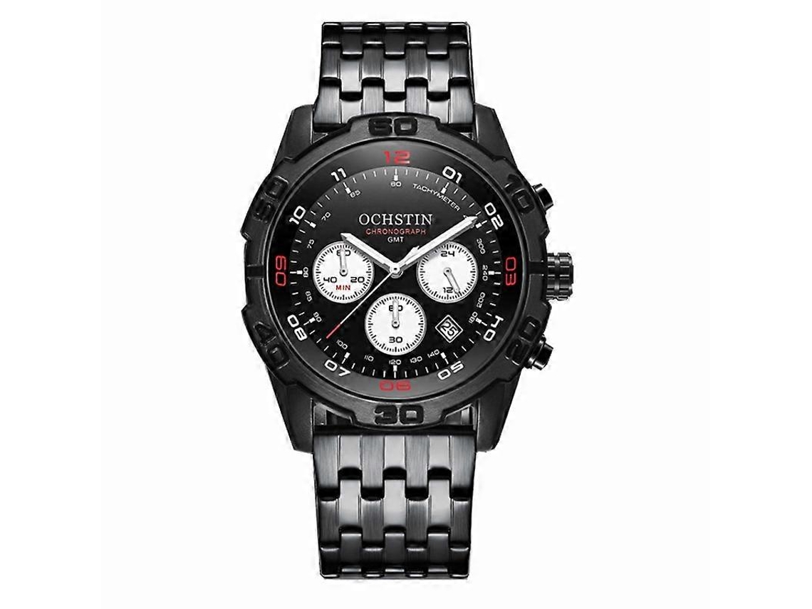 Relógio Masculino Multifuncional De Quartzo Ochstin 7260 Com Pulseira De Aço.