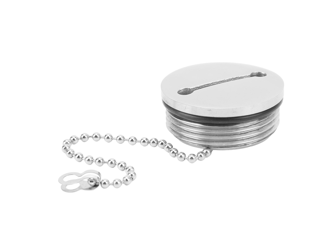 Tapa de Depósito de Combustível para Barco Acero Inoxidable Con Cadena Accesorio Marino 38mm S/MARCA