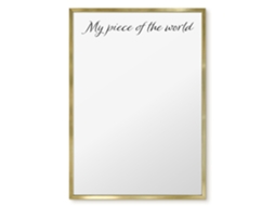 Magnetic Board My Piece Of The World For The Living Room Espelharte (50x70 Cm)
